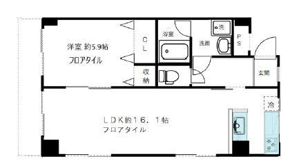 湯島台レジデンスの間取り|間取りです。