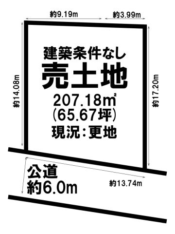 売土地の土地図