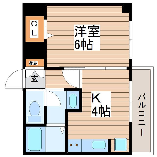 Ｃｏｕｒｔ・Ｙ・Ｋの間取り|間取りです。