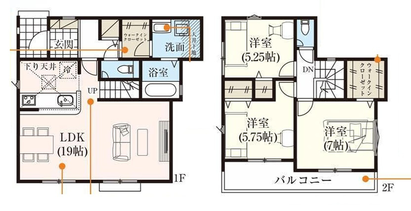 【仲介手数料無料】TIARA　所沢市下安松３期　全7棟　5号棟　