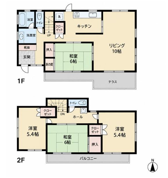 秦野市東田原　中古戸建の間取り|間取図