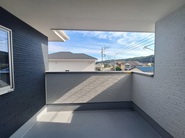 KIP高崎市乗附町1期新築のバルコニー|現地撮影