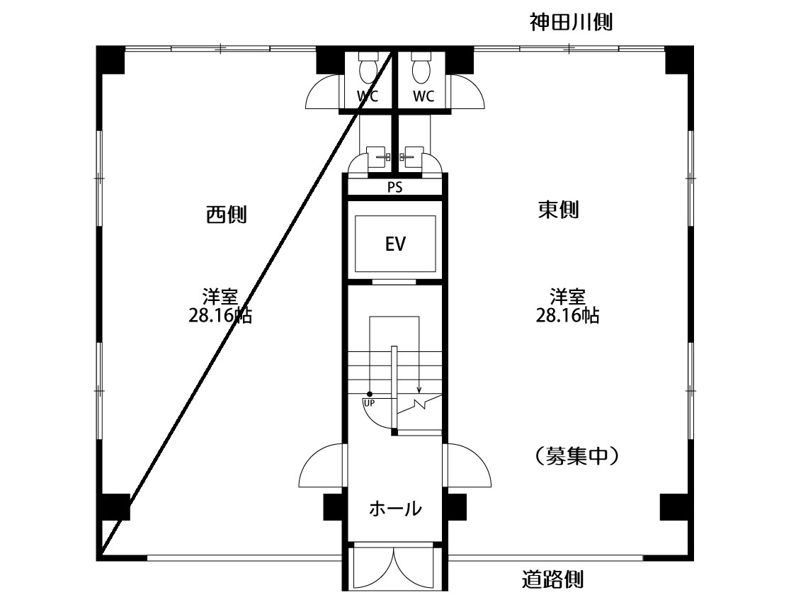 滝上ビルの間取り