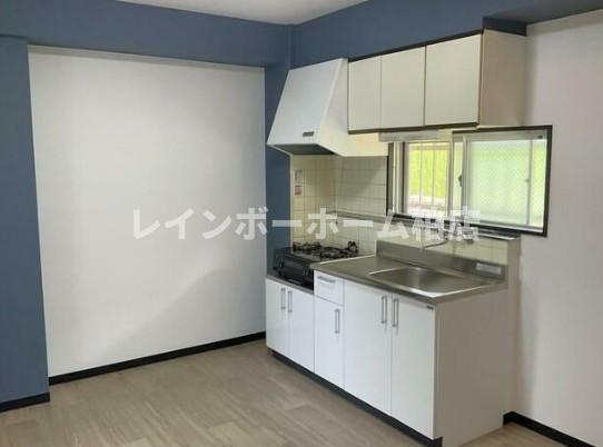 特典：仲介手数料が無料です!!のキッチン|コンパクトなキッチンで掃除もラクラク