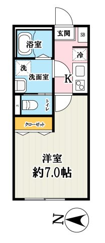 (仮称)キャメル北小岩2の間取り