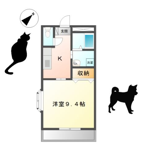 アコードタウンⅢの間取り