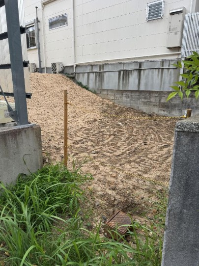 西宮市石刎町　売土地の外観