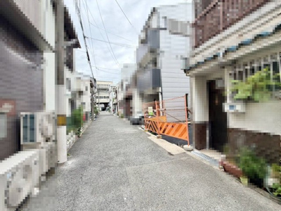 【前面道路含む現地写真】 | 西今川３丁目　売土地 | 近鉄南大阪線「今川」駅まで徒歩約１分！毎日の通勤・通学に便利ですね♪
