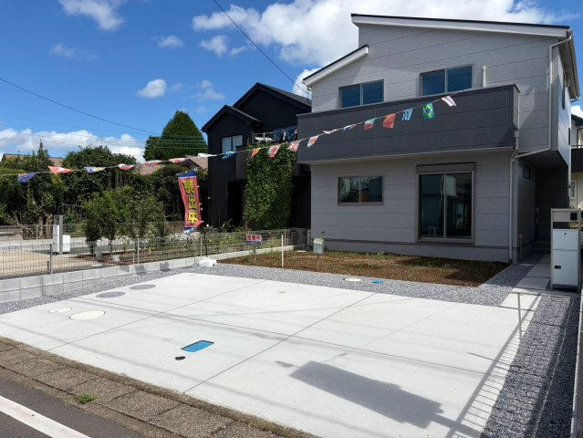 【外観】 | 富里市十倉１号棟 | 即日内覧可能です！お気軽に０４７６－３７－３８８８までお問合せ下さい。
