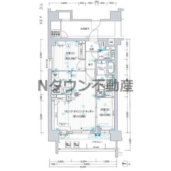 【間取り】 | プレサンス　レイズ　鶴舞公園 | 間取りです。