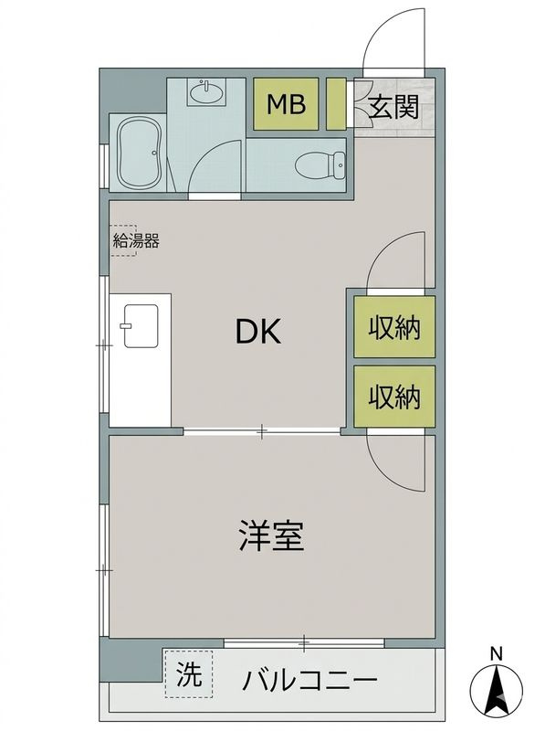 池之端マンションの間取り