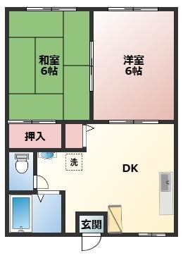 【間取り】 | ジュネス西八