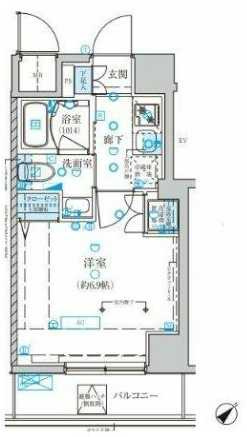 ベルシード横濱新町の間取り