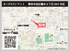 仲介手〇料不要　KEIAIスター KEIAI GRACE北区楡木１期【楡木小・楠中】の地図|カーナビ➡北区楡木４丁目10-7付近