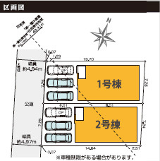 仲介手〇料不要　KEIAIスター KEIAI GRACE北区武蔵ヶ丘１期【武蔵小・武蔵中】の区画図