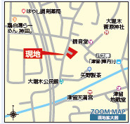 仲介手〇料不要　ブルーミングガーデン菊池郡菊陽町久保田【菊陽中部小・菊陽中】の地図