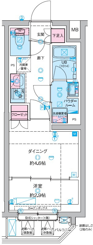 GENOVIA竹ノ塚の間取り