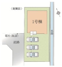 越谷市大字大泊 新築分譲住宅 の区画図