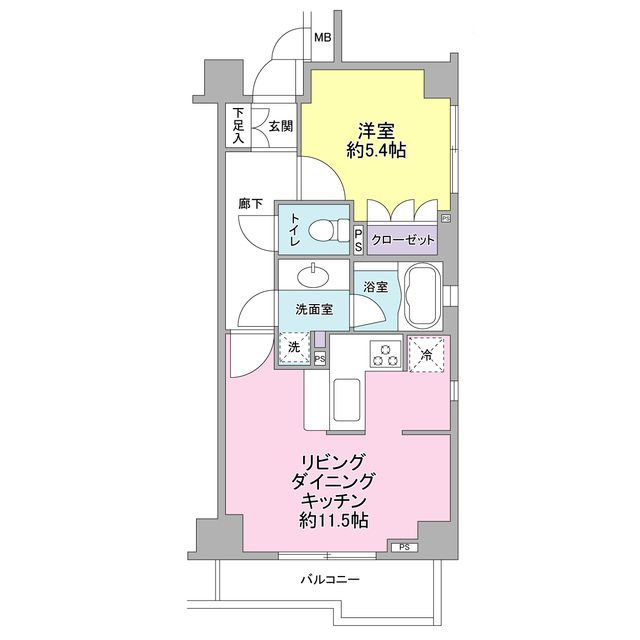 サンピエス根津の間取り|間取りです。