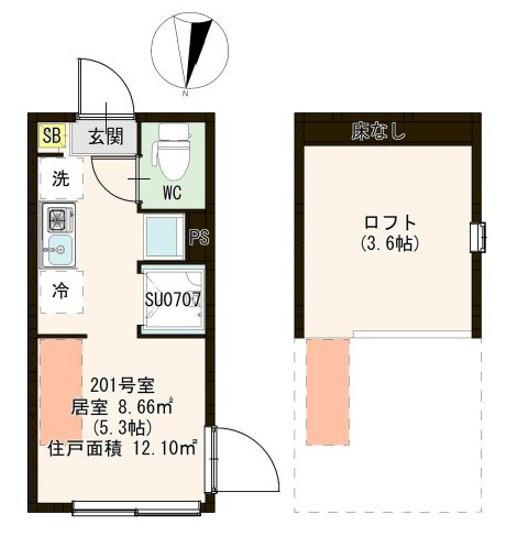 【間取り】 | アルブル小岩