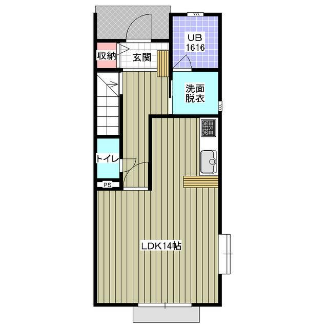 レアールビバシティーKの間取り