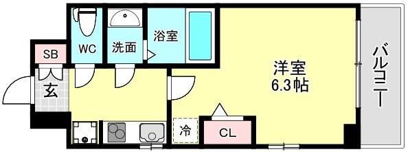 エステムコートディアシティWESTの間取り