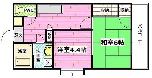 ファミールアキの間取り