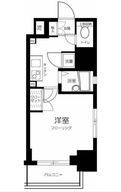 パークウェル神田EAST弐番館の間取り