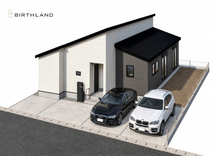 新築戸建・新築建売　玉村町板井01期　玉村小・玉村中の外観パース|【9号棟】完成予想図です