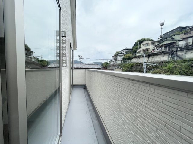 油木町第2　2号棟のバルコニー