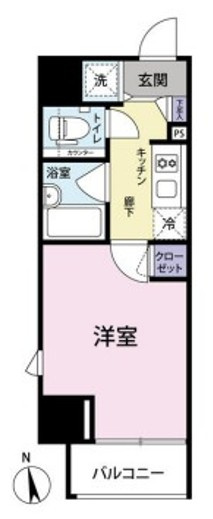 ヴェルト新宿夏目坂の間取り