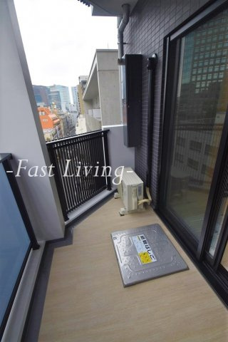 レガシア千代田三崎町のバルコニー