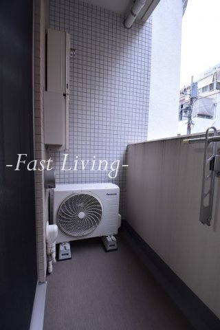 グランヴァン赤坂のバルコニー