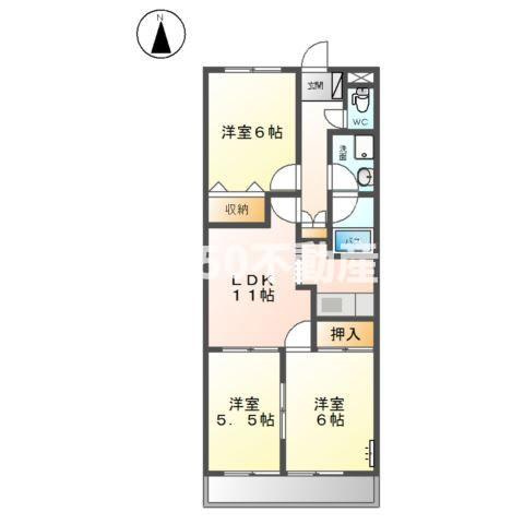 ルミナスＫＭの間取り
