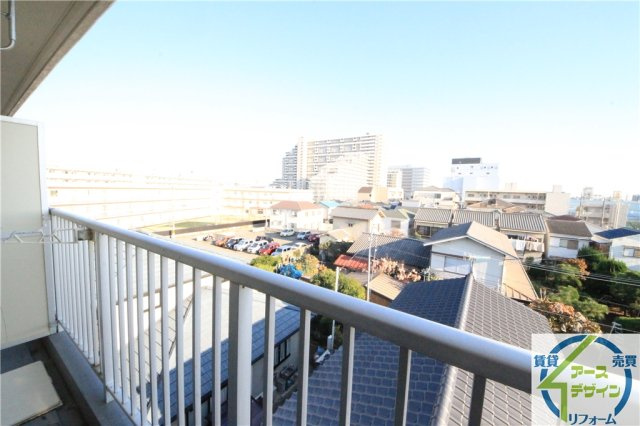 YKハイツ別所町のバルコニー|※類似部屋