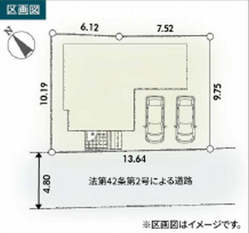 【仲介手数料０円】秦野市第4西田原　新築一戸建ての区画図|秦野市第4西田原　新築一戸建て