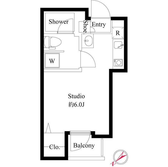セレブラーレ町屋の間取り