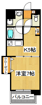 プレジールの間取り