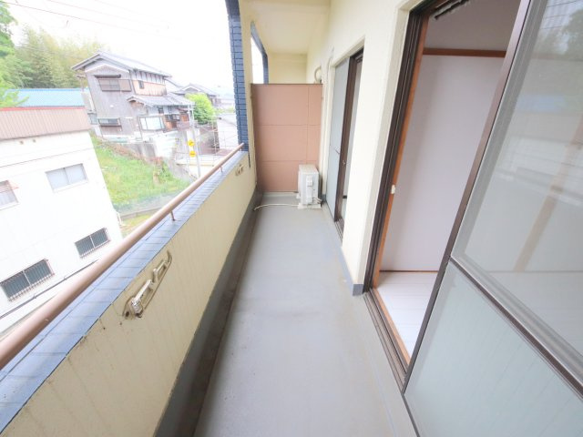 生駒レックスマンションのバルコニー