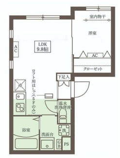 【間取り】 | COCOCUBE武蔵新田 | 間取りです。