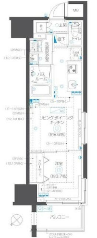 【間取り】 | ZOOM立川曙町(ズームタチカワアケボノチョウ)