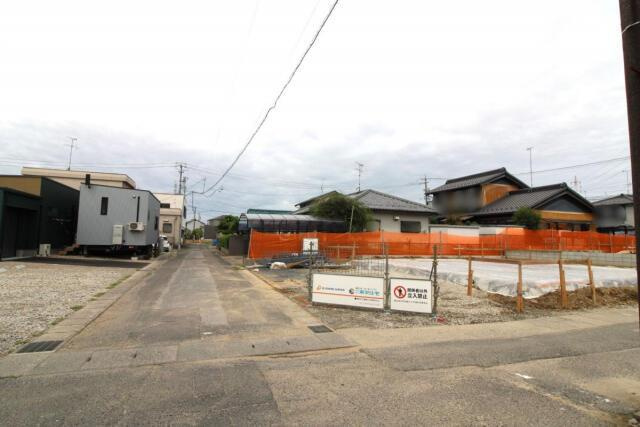 仲介手数料無料）一宮市柚木颪２棟／１期１号棟|9月6日撮影 南側道路（東→西）