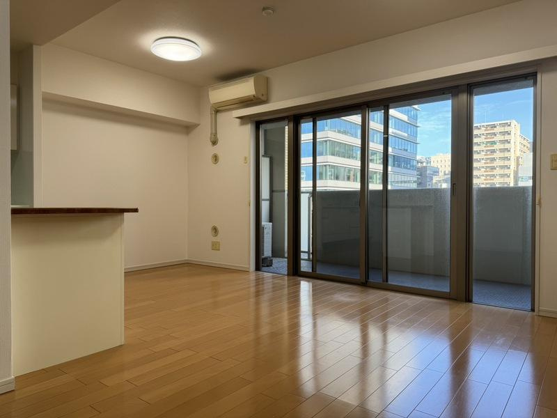 福岡市博多区中洲中島町の賃貸マンションの居間・リビング