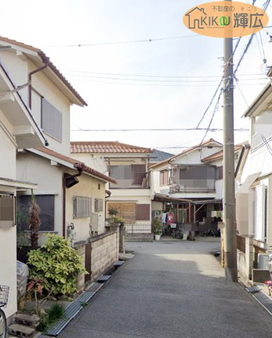 明石市二見町福里　土地の前面道路含む現地写真