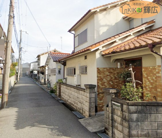 明石市二見町福里　土地の前面道路含む現地写真