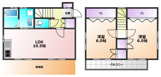ハウス栄の間取り