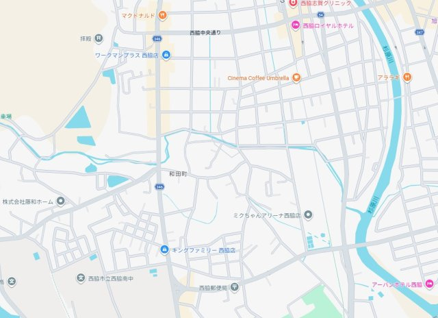 西脇市和田町　第8期　新築一戸建ての地図