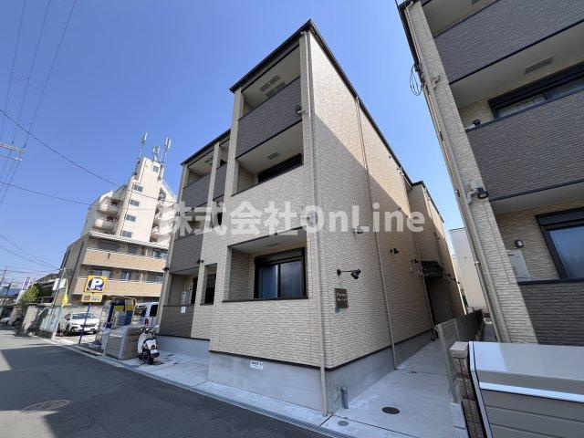 大阪市平野区加美東４丁目のアパートの外観