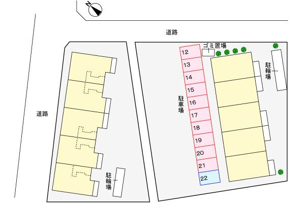 カメリアの区画図