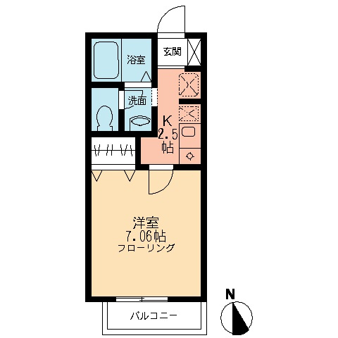 ピアシャルムの間取り